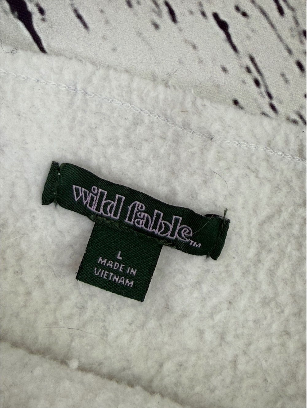 Cozy Casual NWOT Wild Fable “Silly Goose” Off Shoulder Sweatshirt Women LG - Picture 4 of 6